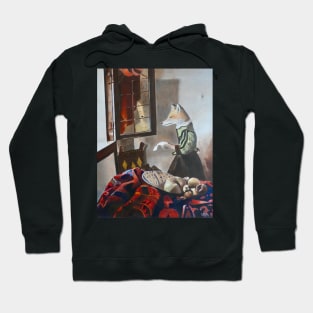 Viola, a Vixen Reading a Letter at  an Open Window Hoodie